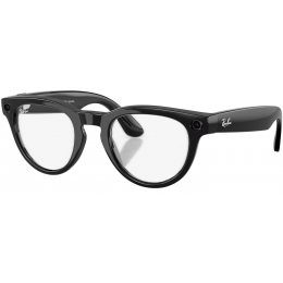 Умные очки Ray-Ban Meta* Headliner Gen 2 Shiny Black, Фотохромные линзы Graphite Green Transitions (RW4013), размер M